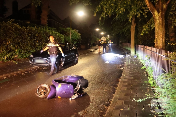 Scooterrijder zwaargewond na ongeval
