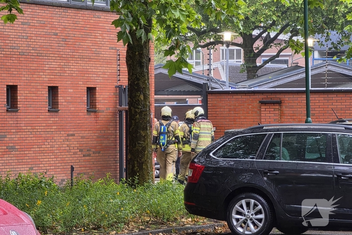Brandgerucht bij politiebureau