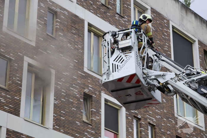 Brand bij Leger des Heils zorgt voor grote inzet