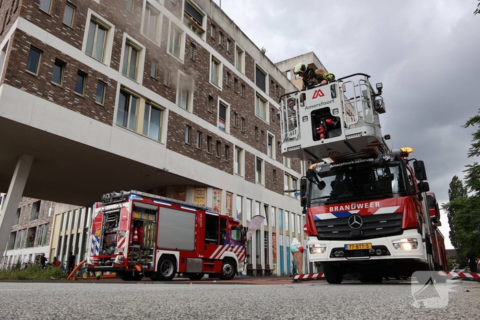 Brand bij Leger des Heils zorgt voor grote inzet