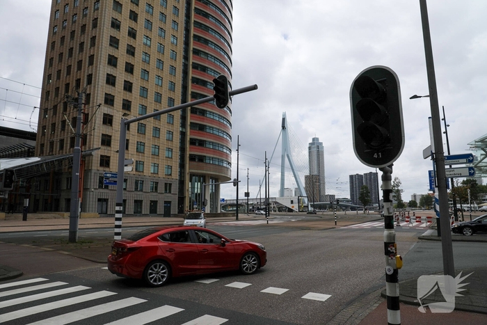 Grote stroomstoring door brand