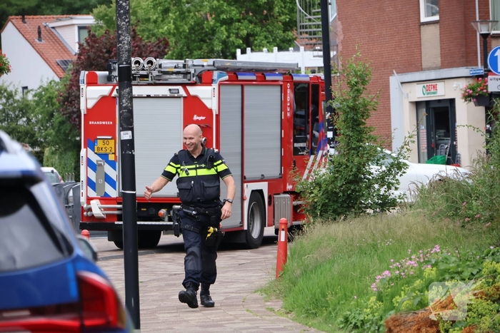 Bewoner gewond bij brand in kamer
