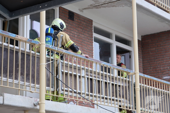 Pan op het vuur zorgt voor rookontwikkeling in woning