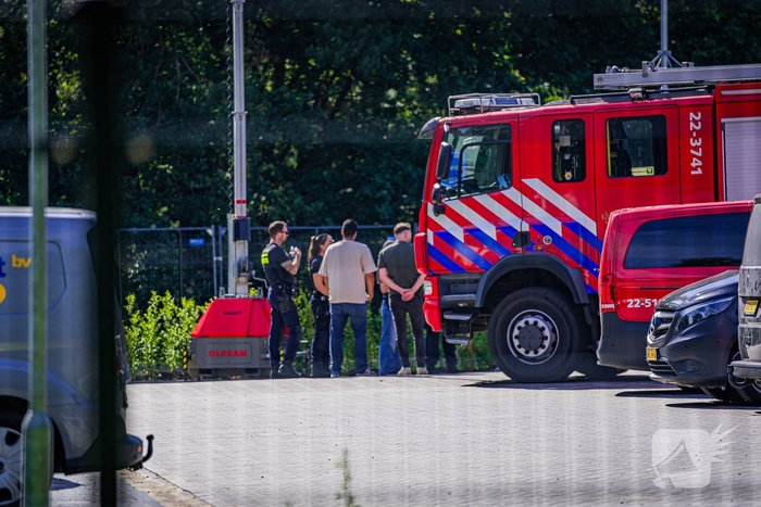 Mogelijk explosief gevonden in azc in aanbouw
