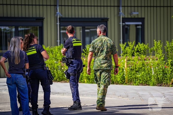 Mogelijk explosief gevonden in azc in aanbouw