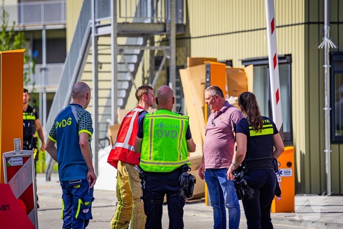 Mogelijk explosief gevonden in azc in aanbouw