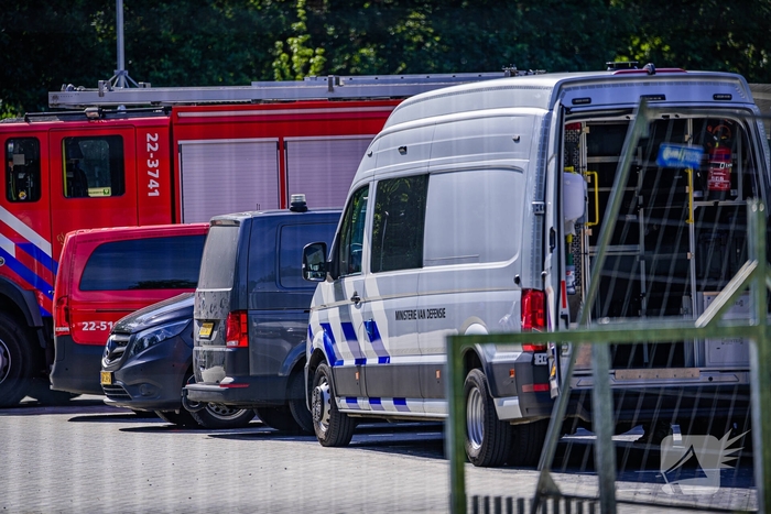Mogelijk explosief gevonden in azc in aanbouw