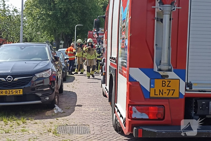 Hulpdiensten ingeschakeld bij brand in woning