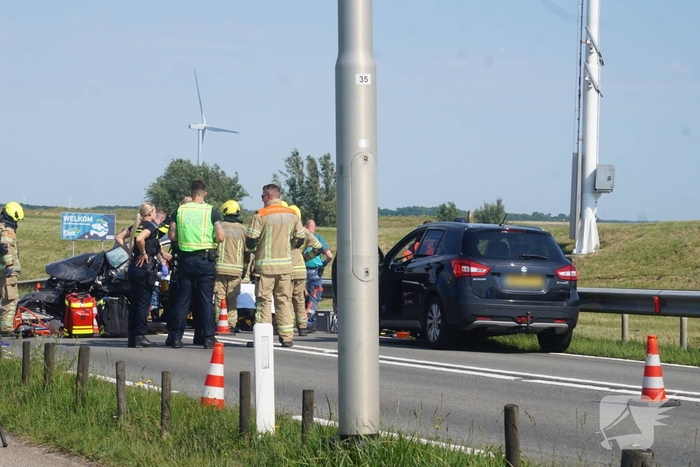 Kinderen betrokken bij frontaal ongeluk