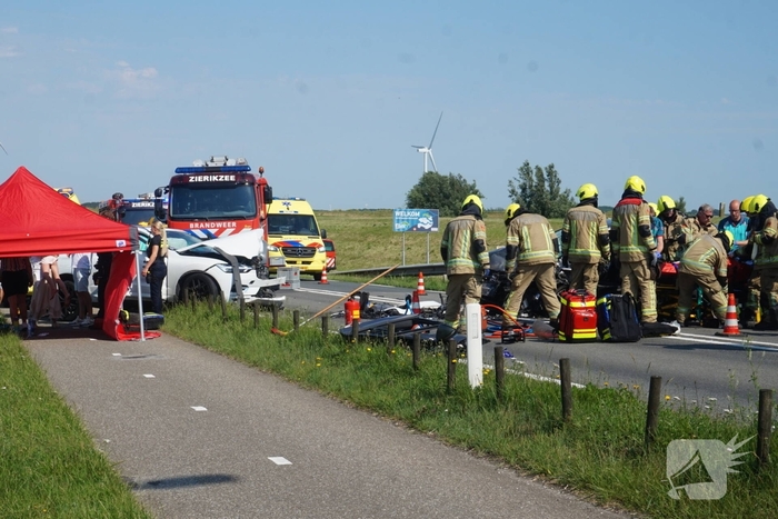 Kinderen betrokken bij frontaal ongeluk