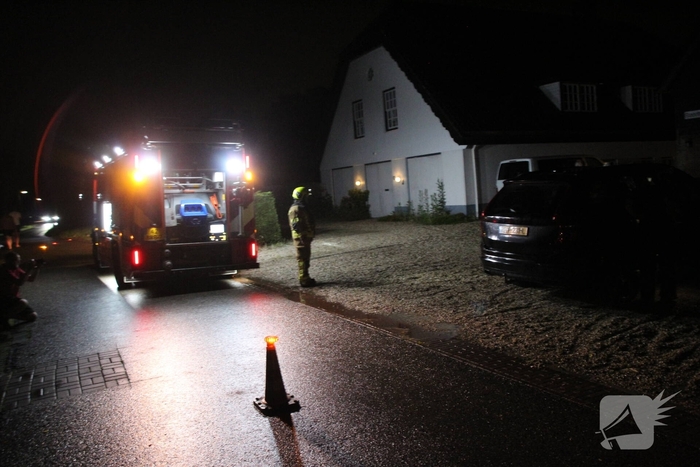 Blikseminslag zorgt voor woningbrand