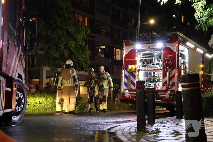 Dakbrand vermoedelijk ontstaan door blikseminslag