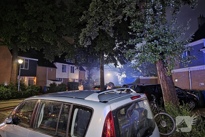 Grote brand in woningen na blikseminslag,
