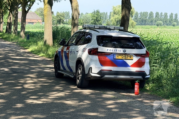Brand in bijgebouw door kortsluiting