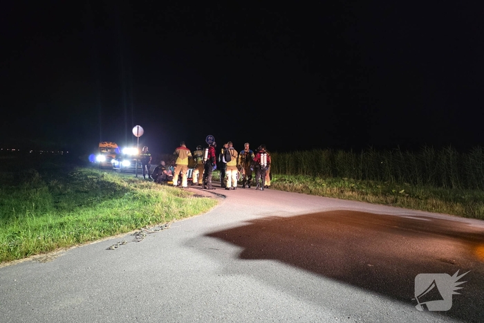 Scooterrijder gewond na ongeval met paal