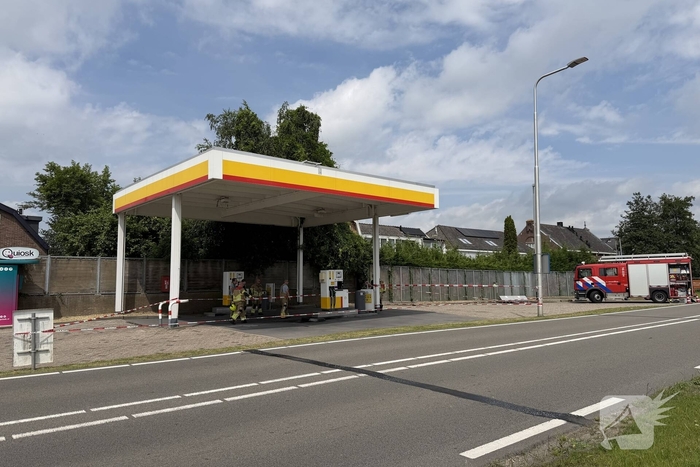 Tankstation afgesloten na lekkage