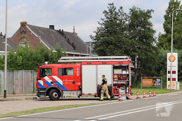 Tankstation afgesloten na lekkage