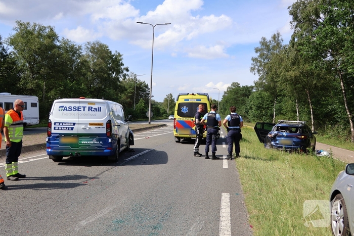 Auto's beschadigd bij aanrijding, geen gewonden