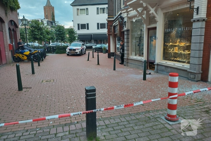 Flinke schade na explosie bij juwelier
