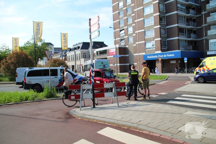 Ongeval tussen brommobiel en fietser