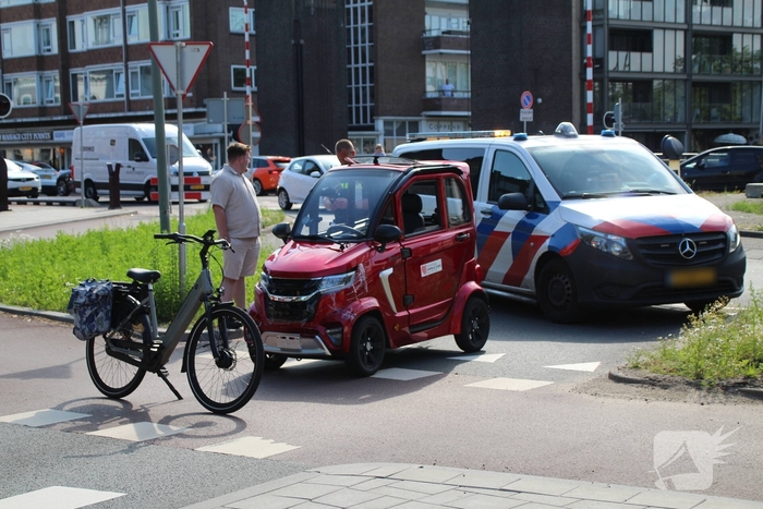 Ongeval tussen brommobiel en fietser