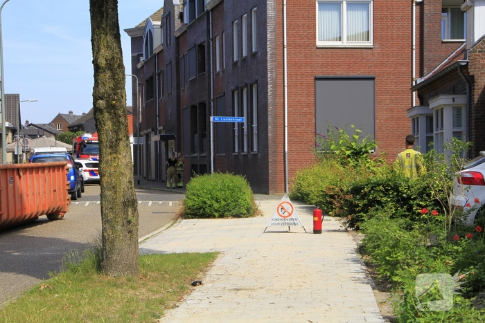 Gasleiding geraakt tijdens graafwerkzaamheden
