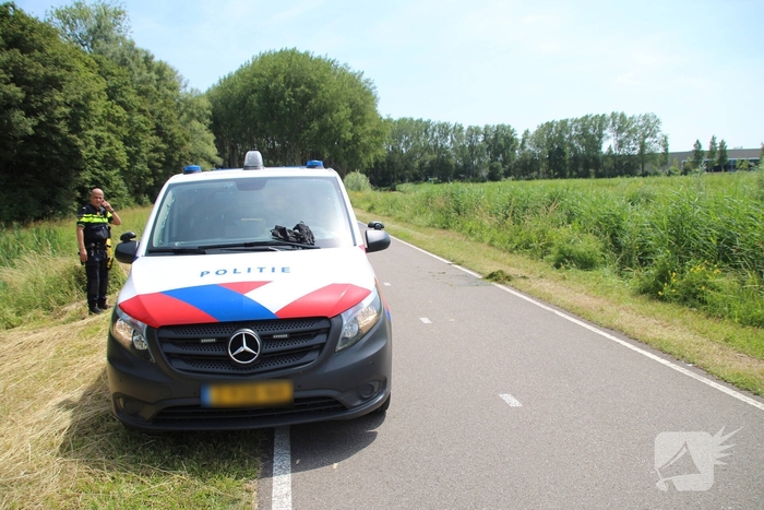 Scootmobiel aangetroffen in sloot tijdens zoekactie