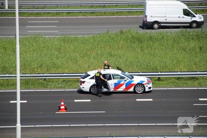 Ongeval leidt tot file op snelweg