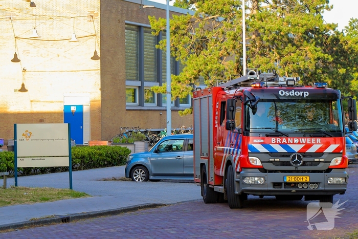 Evacuatie bij asielzoekerscentrum wegens brand