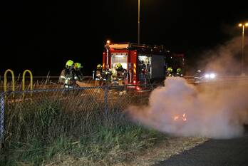 brand rijksweg a1 terschuur
