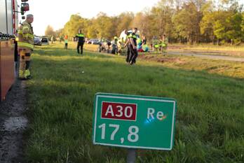 ongeval rijksweg a30 lunteren