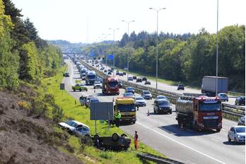 ongeval rijksweg a28 leusden