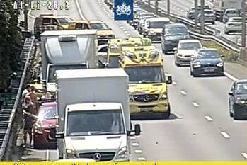 ongeval rijksweg a1 laren