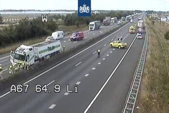 ongeval rijksweg a67 maasbree