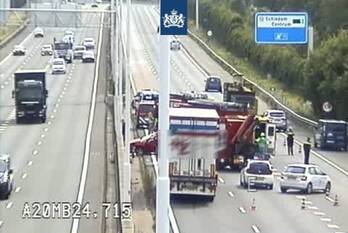 ongeval rijksweg a20 schiedam