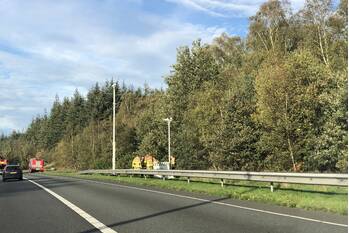 brand rijksweg a50 loenen