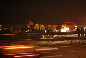 ongeval rijksweg a1 hoogland