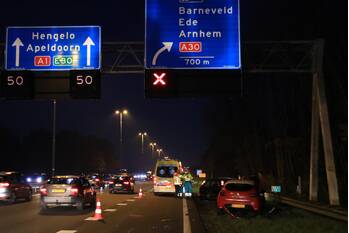 ongeval rijksweg a1 terschuur