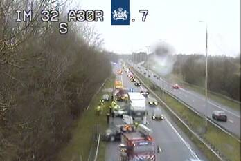 ongeval rijksweg a30 barneveld