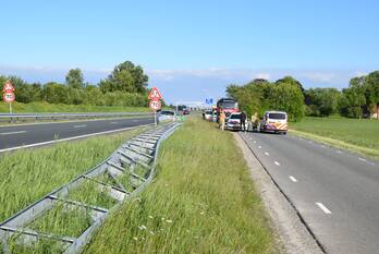 ongeval hoofdweg - n61 hoek