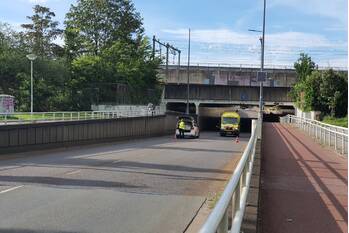 ongeval diergaardetunnel rotterdam