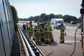 brand rijksweg a1 stroe