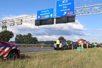 ongeval rijksweg a1 terschuur