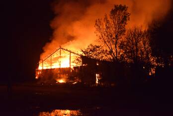 brand serooskerkseweg - n57 burgh-haamstede