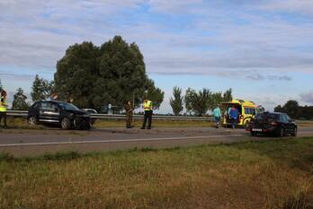 ongeval groningerstraatweg - n355 leeuwarden