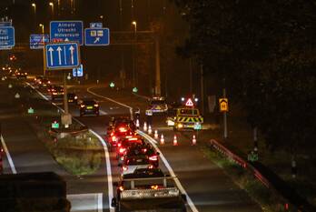 brand rijksweg a1 laren