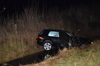 ongeval weg door het dijkwater dreischor