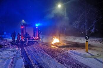 brand dorpsstraat - n224 renswoude