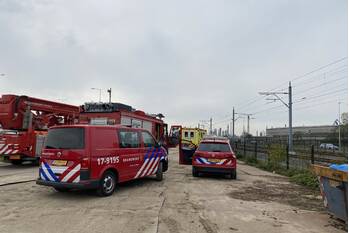 brand rijksweg a15 botlek rotterdam