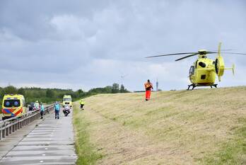 ongeval ijsselmeerdijk lelystad